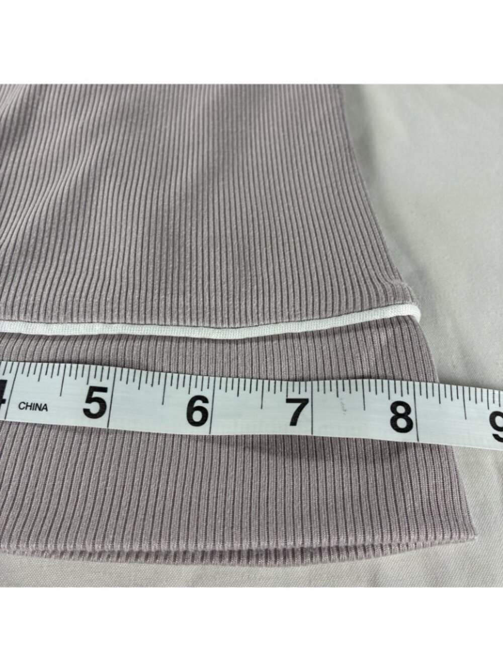 Nicole Miller Pajama Set Womens Medium Mauve Ribbed Knit Button Top Pants 2 Pc. - Picture 11 of 11